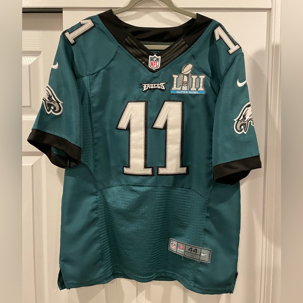 Philadelphia Eagles Carson Wentz Stitched Jersey Home Size 44